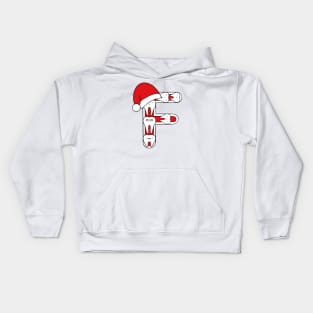 Letter F (Happimola Christmas Alphabet) Kids Hoodie